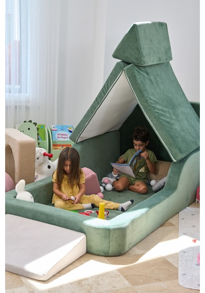 Funbed Yeni Nesil Montessori Çocuk Yatağı & Oyun Alanı Yıkanabilir Sıvı Geçirmez Yeşil - 836527200 Funbed Yeni Nesil Montessori Çocuk Yatağı & Oyun Alanı Yıkanabilir Sıvı Geçirmez Yeşil - 836527200