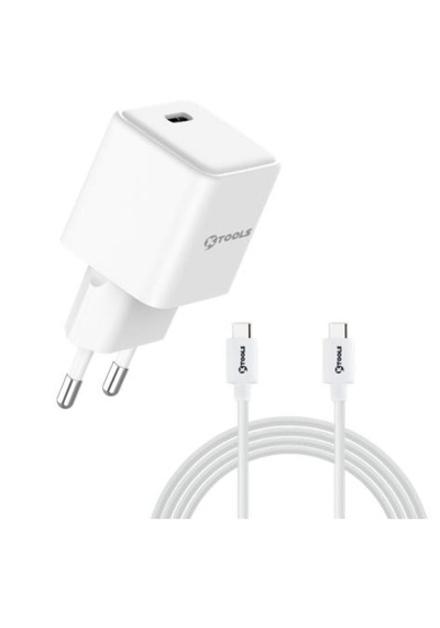 Ktools Boost Gan 30w Pd Usb C Type C Seyahat Şarjı 30w Slim Adaptör + 1m Kablo
