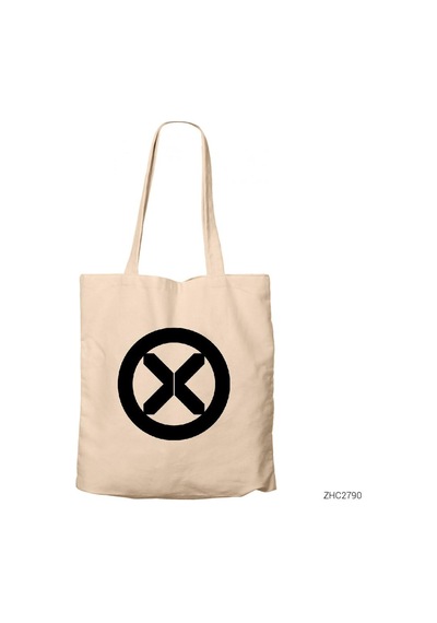 X-Men Logo Kanvas Bez Çanta Çok Renkli