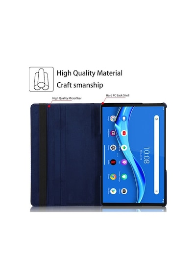 Galaxy Uyumlu Tab A8 10.5 Sm-X200 Kılıf 360 Dönebilen Standlı Zırh Kapak