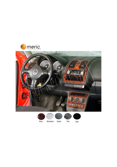 Meriç® Volkswagen Polo Ön Torpido Kaplama 16 Parça 1999-2001 (530157618)