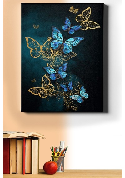 Webstyle Sayılarla Boyama Seti Kasnaklı Kelebekler 50 X 65 Cm