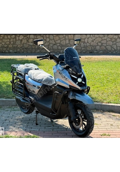 Skyjet Luckın Elektrikli Moped Gri