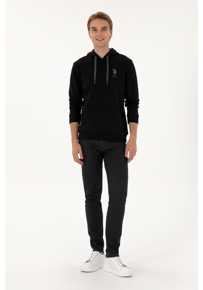 U.s. Polo Assn. Erkek Siyah Sweatshirt 50307703-vr046 Siyah