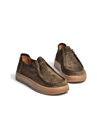 Fox Shoes V999646461 Kahverengi Hakiki Deri Süet Kadın Ayakkabı