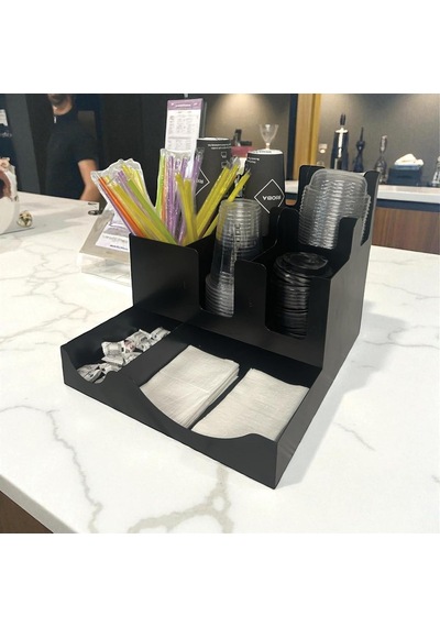 8 Bölmeli Karton Bardak Ve Kapak Organizer Standı Diğer