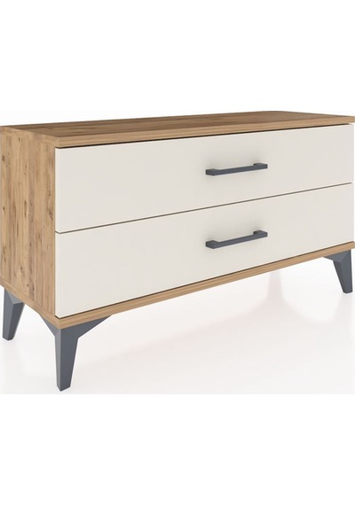 Arges Şifonyer 2 Çekmeceli 88x30x48 Çam-aytaşı Atlas Çam