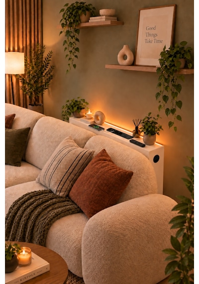 1. Sınıf Beyaz Mdf Auratech Led Li Koltuk Arkası Dresuar Prizli Şarjlı Raf Konsol 100x80x12 1. Sınıf Beyaz Mdf Auratech Led Li Koltuk Arkası Dresuar Prizli Şarjlı Raf Konsol 100x80x12