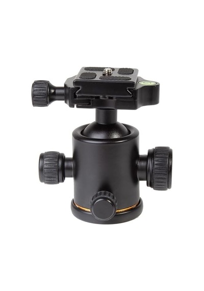 Ball-01 Tripod İçin 360 Derece Top Kafa Metal Gövde Kompakt Ball Head Aparatı