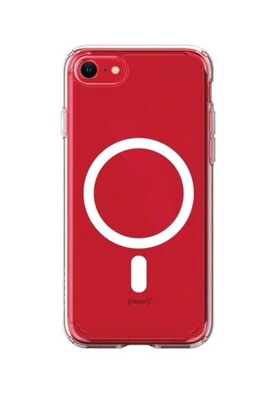 Apple iPhone Uyumlu 7 Şeffaf Magsafe Kılıf Mtl Safe