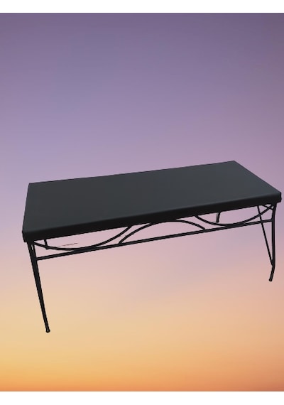 Bengimobilya Sandalye Benc Penyez Klasik Model Metal Çelik Siyah Fırın Siyah B (445403457)