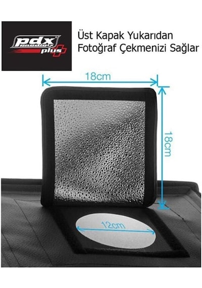 Pdx Ürün Çekim Çadırı Fotobox 200 Cm Işıksız Çekim Çadırı Siyah