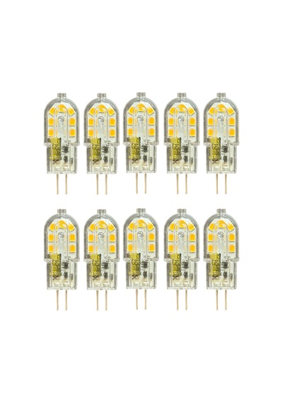 Osaka 12v 3w Sarı Işık 3000k G4 Duylu Led Kapsül Ampul, 10 Adet Genel