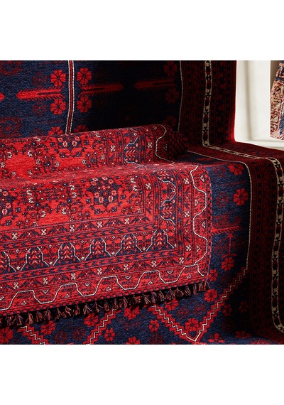Mudo Home Jına Bold Kilim Kırmızı Lacivert 80x150 Diğer