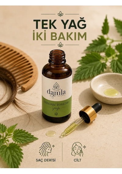 Biodamla Natural Isırgan Tohumu Yağı 50 Ml
