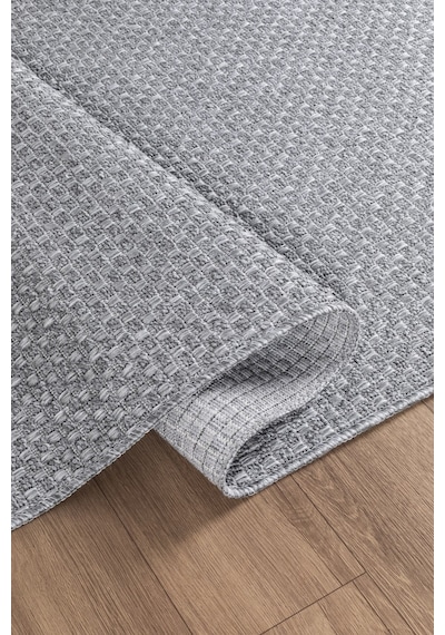 Oturma Odası Balkon Bahçe Mutfak Natura Kaymaz Tabanlı Jut Doğal Yıkanabilir Premium Kalite Bk102-a.gri