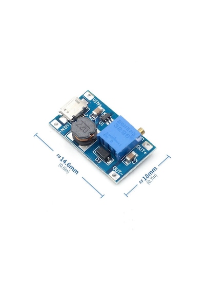 2A Boost Modül Micro Usb Voltaj Yükseltici Ayarlanabilir Mt3608