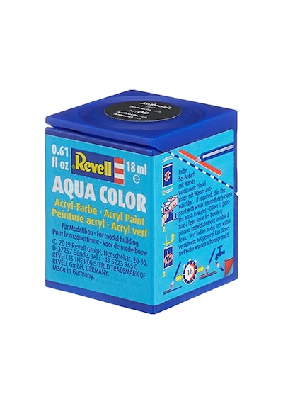 Aqua Color Su Bazlı Maket Boyası Mat - Antrasit Gri 18ml 0,15 L