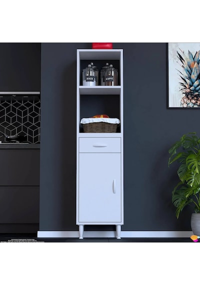 Modilayn Vio Fırın Dolabı 50x163,4x32.5 Cm Çekmeceli Kapaklı Mini/midi Mikrodalga Mutfak Dolabı Beyaz Modilayn Vio Fırın Dolabı 50x163,4x32.5 Cm Çekmeceli Kapaklı Mini/midi Mikrodalga Mutfak Dolabı Beyaz