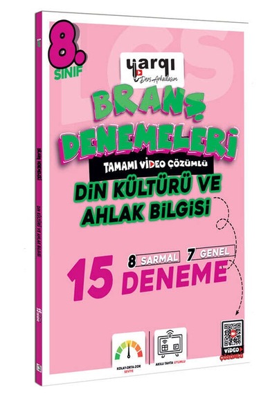 Yargı Ders Arkadaşım 8.sınıf Tamamı Video Çözümlü Din Kültürü Ve Ahlak Bilgisi 15 Branş Denemeleri