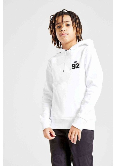 Tshirthane Bts Jin 92 Baskılı Unisex Çocuk Kapüşonlu Beyaz Sweatshirt