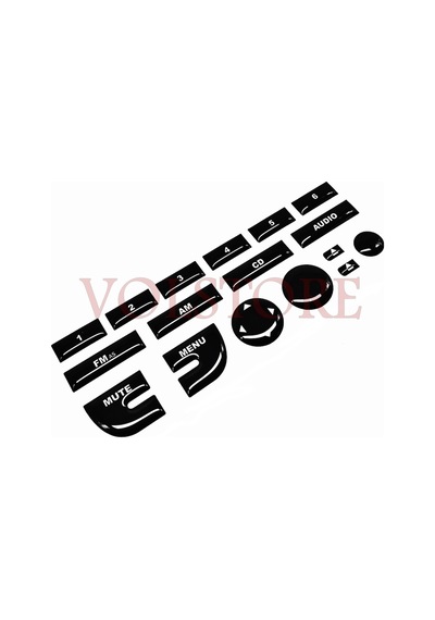 Fiat Fiorino Teyp Tuş Takımı Pianoblack Parlak Siyah Maun Tuş