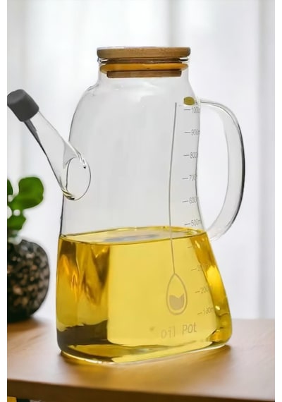 Borosilikat Cam Yağlık Sirkelik 1000ml 3828