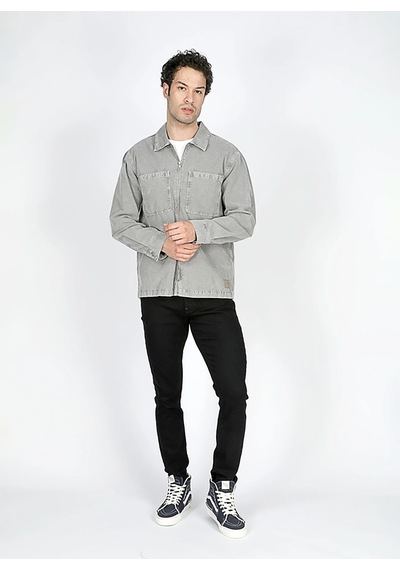 Lee Cooper Gri Erkek Klasik Regular Fit Ceket 251 Lcm 231001 Ander Gri