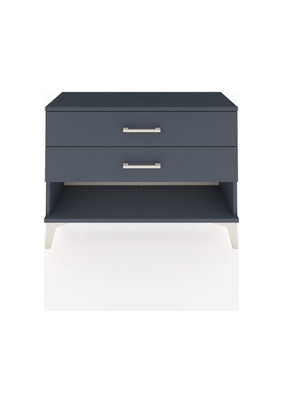 Arges Şifonyer 2 Çekmeceli 88x30x64 Antrasit-antrasit Antrasit