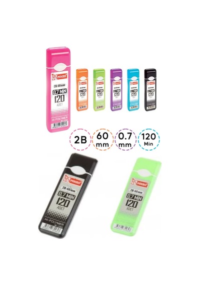 120 Li Uç 0,7 Mm 2 Paket 60 Mm Mikro