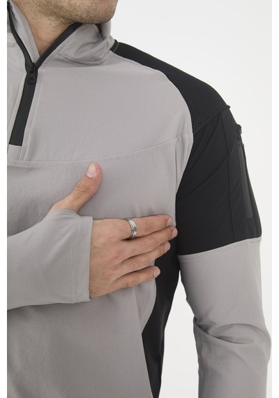 Camp Scoutland Camp138 Outdoor Tactical Su iticili Erkek Taş-Siyah Taktik Sweatshirt