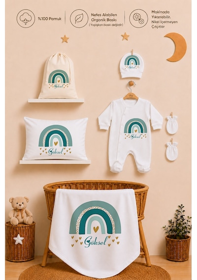 Pia Baby Kişiye Özel Erkek Bebek Hastane Çıkışı 12 Parça %100 Pamuk İsimli Organik Baskılı İsme Özel Keseli 105511kyx Ekru Pia Baby Kişiye Özel Erkek Bebek Hastane Çıkışı 12 Parça %100 Pamuk İsimli Organik Baskılı İsme Özel Keseli 105511kyx Ekru