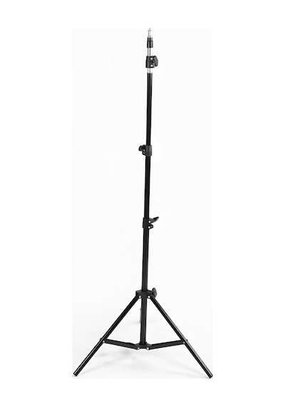 Universal Girişli Ring Light Tripodu 2.1 Metre Ayarlanabilir Işık Standı Katlanabilir Hafif Tripod, Telefon Tutu