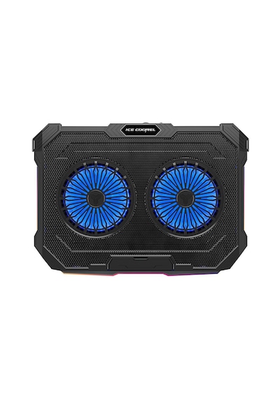 Rampage Sirius S46 Rgb Işıklı 2 Fanlı Yükseklik Ayarlı 125 -125-15 2 Usb Port Notebook Soğutucu