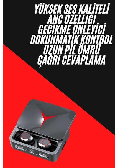 Tws - 342 - Powerbank Kutulu Dijital Göstergeli Bluetooth Kulaklık Kablosuz - Kmrsfres - Kulakiçi Kulaklık