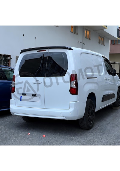 Citroen Berlingo Panelvan Bagaj Üstü Spoiler Parlak Siyah Çift Bagaj Kapaklı 2008 2018 Model