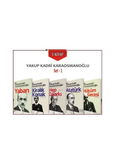 Iletişim Yayınları Yakup Kadri Karaosmanoğlu Seti 1 5 Kitap