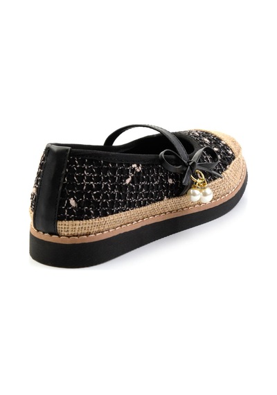 Bambi Siyah Kadın Espadril K01678016022 Siyah