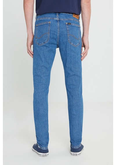 Lee Skinny Fit Çok Dar Kesim Normal Bel Çok Dar Paça Malone Mavi Jean Kot Pantolon