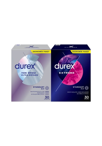 Durex Yok Ötesi Ultra Kaygan Ve Extreme Geciktiricili Prezervati PKT.DUREX.095