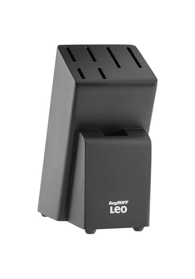 Leo 18/10 Çelik Bıçak Bloğu 6 Parça Seti Beyaz