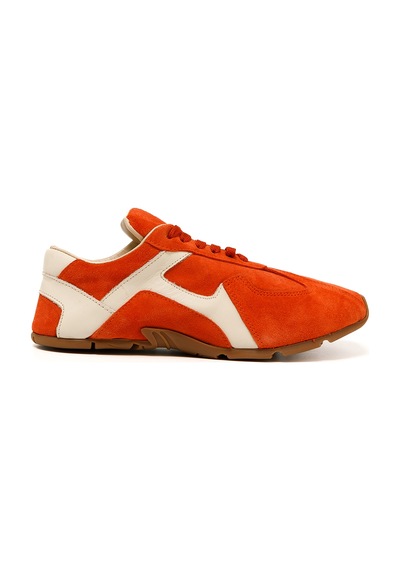 Sneaker Günlük Kadın Rc-25y-187-mıu1005 John May Oranj Süet-bej Cilt Oranj Süet-bej Cilt Turuncu - Bej