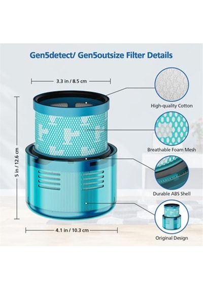 Dyson Gen5 Detect Uyumlu Hepa Filtre 1 Adet