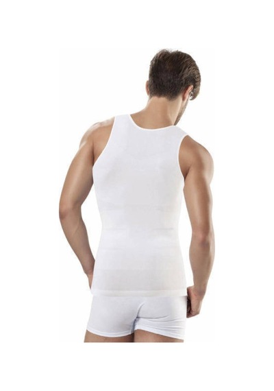 Modinn Erkek Beyaz Slim N Lift Korse Atlet 2010 Beyaz Korse Beyaz
