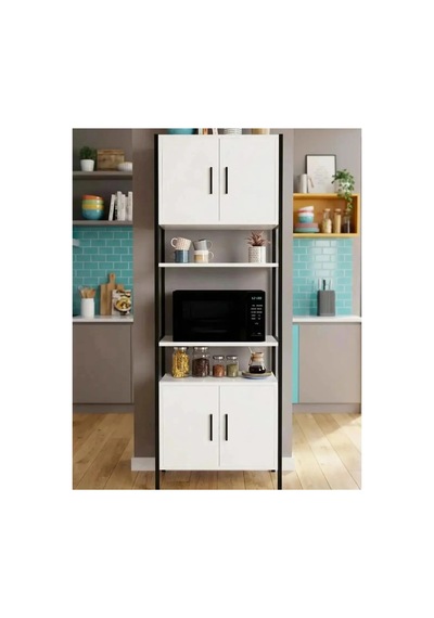 Side Metal Fırın Dolabı 180cm Beyaz Side Metal Fırın Dolabı 180cm Beyaz