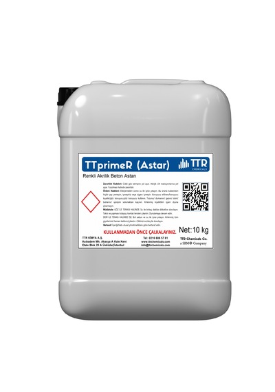 Ttprimer Renkli Akrilik Beton Astarı-10 Kg