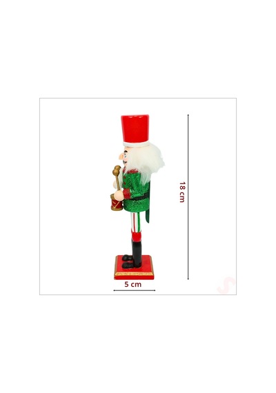 Kurşun Asker, Ahşap Fındıkkıran 18cm - Davulcu