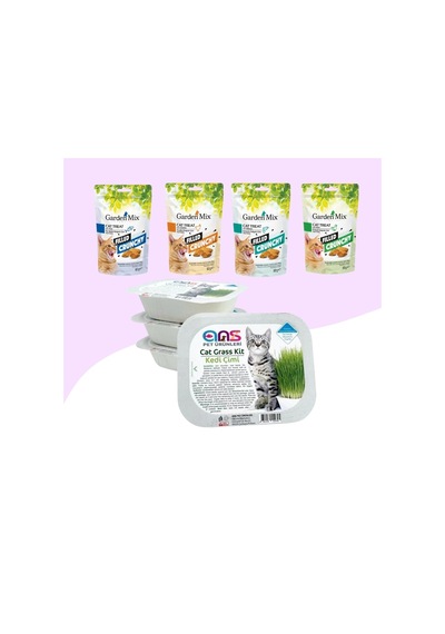 Miçiko Kedi Ödül Ve Çim Seti