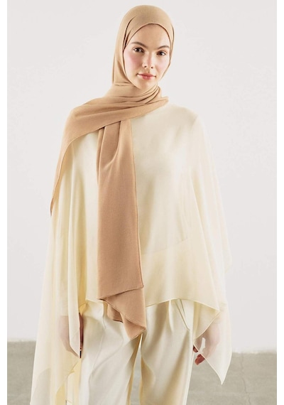 Defacto Fresh Scarfs X Defacto Premium Latte Keten Şal I1758ax26smbg123 Bej-bg123