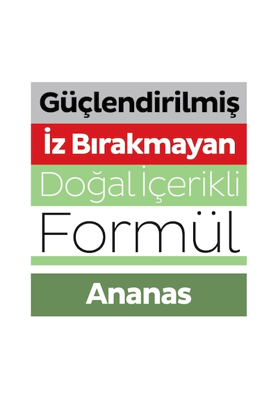 Sleepy Meyve Serisi Yüzey Temizlik Havlusu Mendili Ananas 3x100 300 Yaprak Beyaz